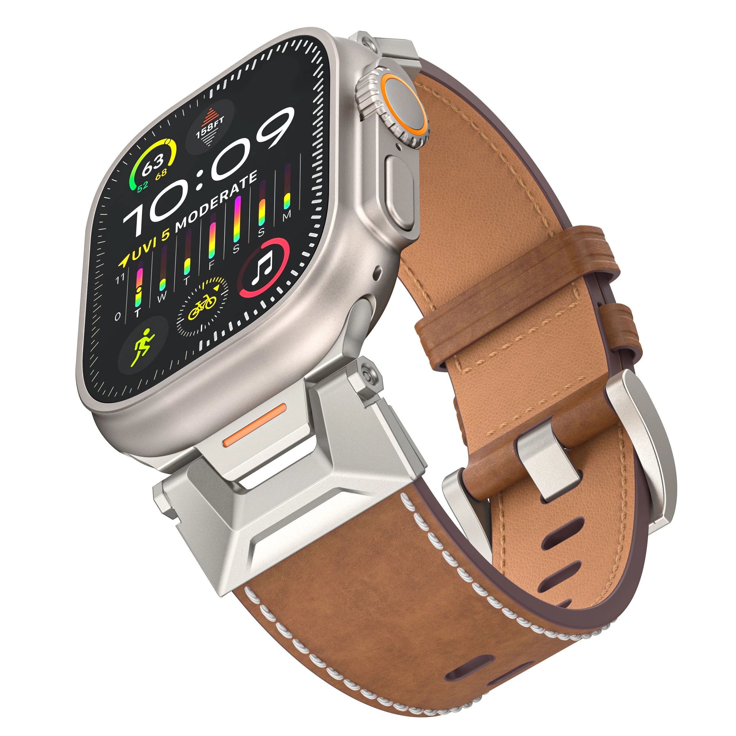 Luxury Genuine Leather Strap for Apple Watch – Aries Clan