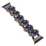 Gemstone Stainless Steel Apple Watch Band