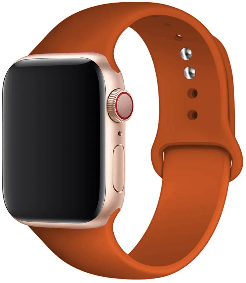 Replacement Silicone Rubber band strap For Apple Watch