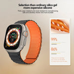 Magnetic Silicone sports band for Apple Watch