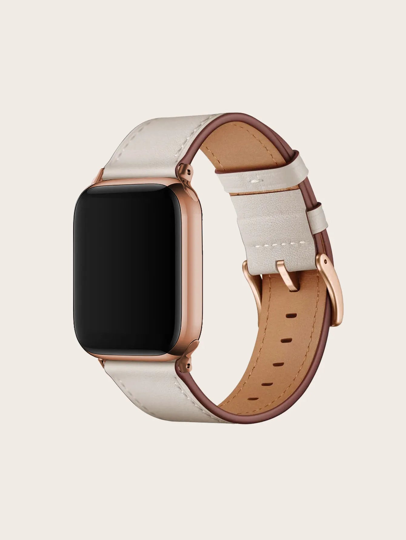 Adjustable Retro Style Leather strap with Buckle for Apple Watch