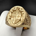 Vintage Engraved Godfather Ring
